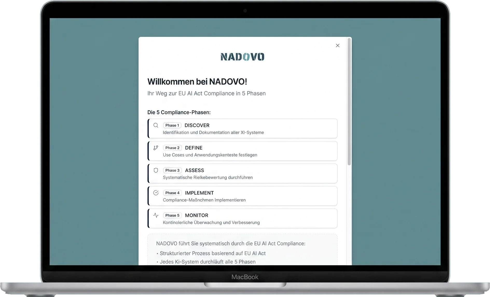 NADOVO Compliance Platform